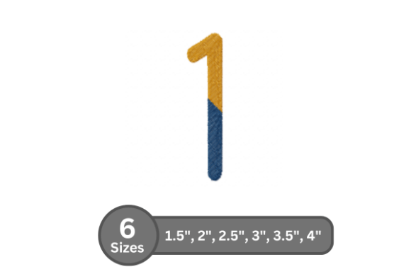 Chalk Split Number -1: A Perfect Embroidery Font