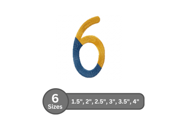 Chalk Split Number -6 for Boutique Apparel