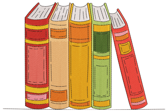 Charming Stacked Books for Boutique Apparel