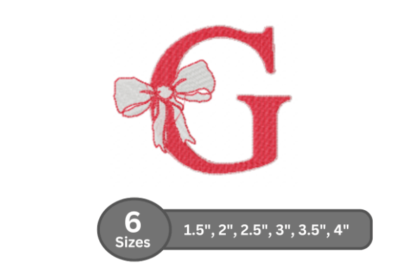 Cherry Knot Alphabet -G: A Stylish Monogram Choice