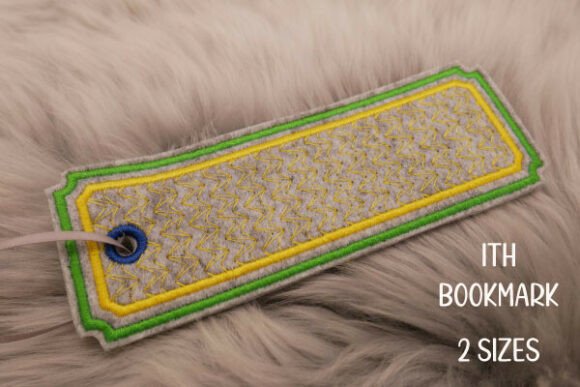 Elegant ITH Bookmark – Redwork Fill for Crafters