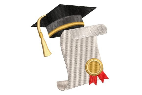 Graduation Diploma: A Stylish Embroidery Design