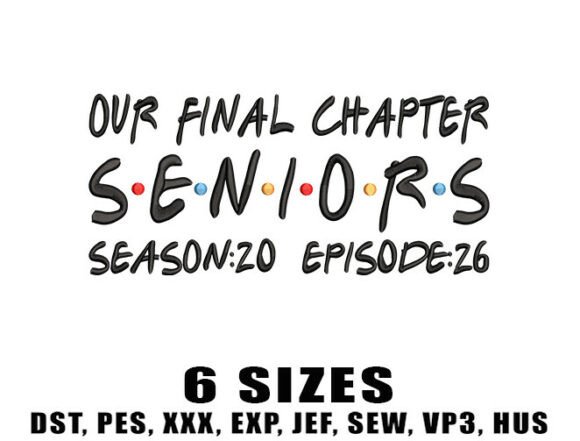 Review: Seniors Friends Embroidery Design
